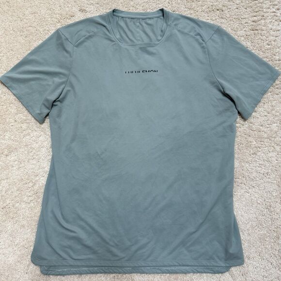 NWOT Lululemon Metal Vent Tech Athletic Short Sleeve Green Teal Shirt Men’s L - Picture 2 of 10